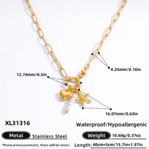 XL31316 / Electroplated 18k real gold