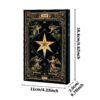 Wholesale Cross-border best-selling new retro style high-value six-pointed star tarot cover portable notebook diary
