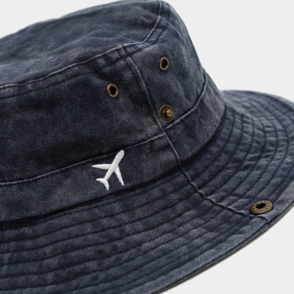 Wholesale Hong Kong Style Retro Washed Cotton Fisherman Hat Couple Fashion Old Basin Hat Jungle Adventure Mountaineering Fishing Hat Sun Protection