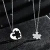 Wholesale Fashion Heart Shape Stainless Steel Polishing Pendant Necklace