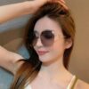 oly-4a03eb7a1e376fa2ce0fde6e67e02764 Wholesale 2025 European and American Fashion Women's Frameless Sunglasses Anti-UV Cyber Celebration Retro Gradient Large Frame Sunglasses