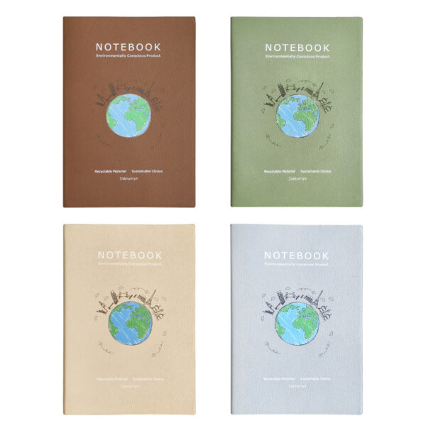 Wholesale Cross-Border Environmentally Friendly Recycled Material Rpet Notebook Source Factory Soft Cover with Customized Logo