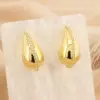 1 Pair Simple Style Water oplets Plating Inlay Copper Rhinestones Gold Plated Ear Studs