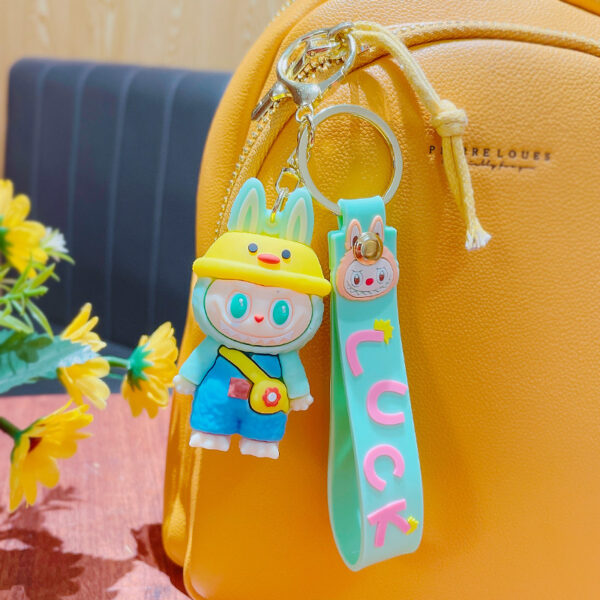 Wholesale Creative Cartoon Little Sheep Doll Keychain Couple School Bag Pendant Car Keychain Gift