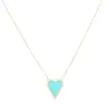 Wholesale Simple Style Heart Brass Necklace In Bulk
