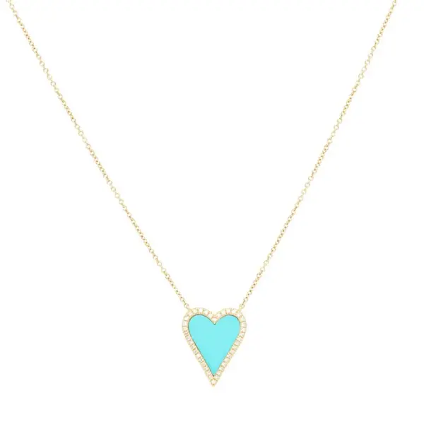 Wholesale Simple Style Heart Brass Necklace In Bulk