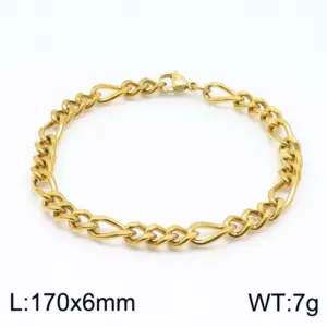 Gold 170 * 6mm = Bracelet KB146805-Z
