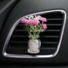 Wholesale Baby's breath glass vase car air conditioner vent perfume clip