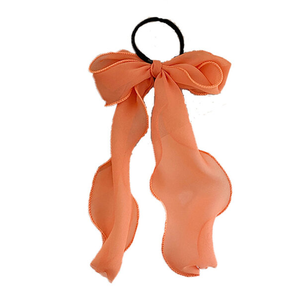 Wholesale Summer New Super Fairy Big Bow Lace Hair Rope Fairy Wind Knot Long Ribbon Head Rope Internet Celebrant Hair Accessories