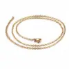 Wholesale PVD Coated 18K Gold Plated Titanium Steel Fashion Waterproof Non Tarnish 304 Stainless Steel Necklace