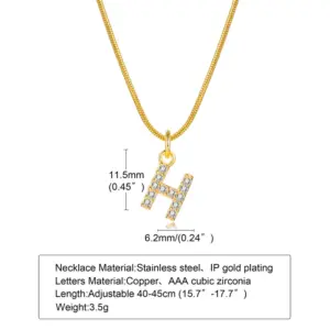 Gold / Letter H