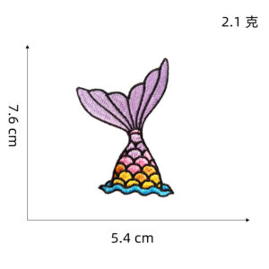 4# beauty women's tail self-adhesive cloth stickers