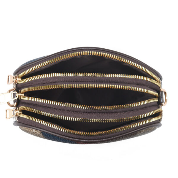 Wholesale Small bag women's bag 2024 New versatile fashion messenger bag soft leather three-layer coin purse mobile phone bag shoulder bag