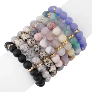 Wholesale Fashion Ball Agate Bracelets