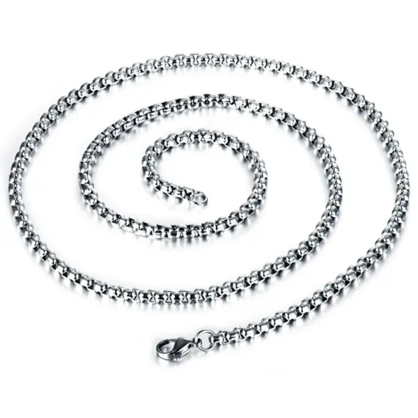 Wholesale Titanium Steel Stoving Varnish Geometric Necklace