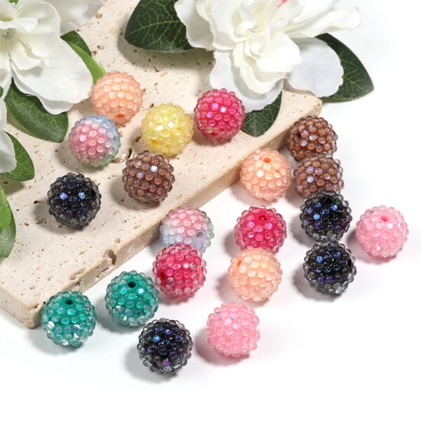 Wholesale Aurora Diamond Ball Beads