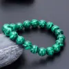 Wholesale Fashion Swirl Pattern Natural Stone Beaded Bracelets 1 Piece