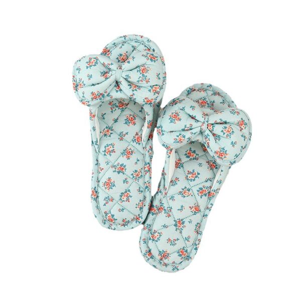 Wholesale Ins K-Style 2025 New Soft-Soled Slippers for Women's Home Silent Silent Cloth Bottom Non-Slip Indoor Pure Cotton Floor Mop