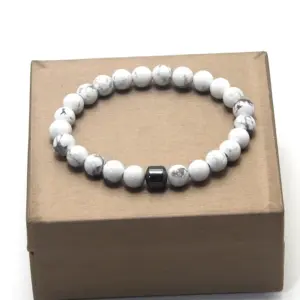 White turquoise-Single Magnet Bracelet