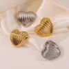 Wholesale 1 Pair Sweet Heart Shape 304 Stainless Steel Electroplating Ear Studs