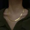 Wholesale Stainless Steel Titanium Steel Hip-Hop Plating Solid Color Necklace
