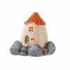 Wholesale zakka Love Sea Village Small Clay House Micro Landscape Decoration Accessories Resin Small House Ornaments Villa