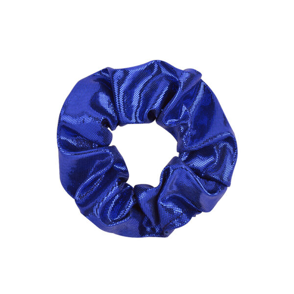 Wholesale bronzing solid color large intestine ring hair ring laser fabric large intestine ring headdress