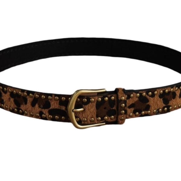 oly-4b1188025a8e75b8dd6e3114a90188ff Wholesale New Women's Leopard Print Inlaid Paw Nails Fashion Trend All-match Decorative Belt European and American Popular Cross-border Belt
