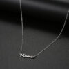 Wholesale Cross-border Mother's Day Series Mama Necklace English Letter Pendant Titanium Steel Personality Necklace Overseas Explosions Jewelry