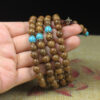 Wholesale Long-term sales of chicken wings and wood beads 108 beads bracelet wooden crafts beads