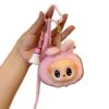 Wholesale Plush Big Head High-End Labubu School Bag Pendant Vinyl Doll Doll Pendant Car Keychain Wholesale Small Gifts