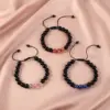 Wholesale Simple Style Geometric Glass Glass Obsidian Bracelets In Bulk