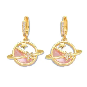 E1296 Pink Earrings
