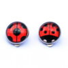 Wholesale Europe and the United States cross-border hot ladybug wave point girl stainless steel ear clip personality creative earrings earrings without earholes