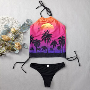 A230000 Sunset Coconut Tree / 2XL