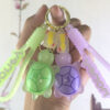 Wholesale Internet Celebrous Luminous Money Little Turtle Keychain Cute School Bag Pendant Key Chain Accessories Doll Machine Gift