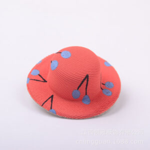 Retro printed cherry orange