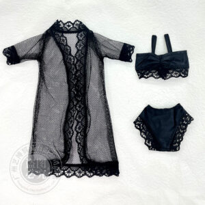 Black 600203 / Height 29cm 11.5 inch doll pajamas