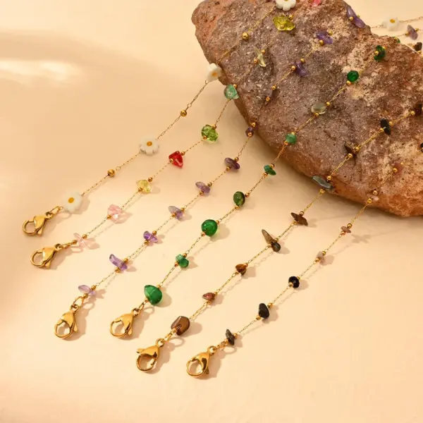 Wholesale Jewelry Simple Style Geometric 304 Stainless Steel Anklet