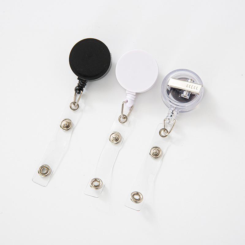 Wholesale Flat retractable alligator clip, rotating alligator clip, card holder, rotating flat retractable clip