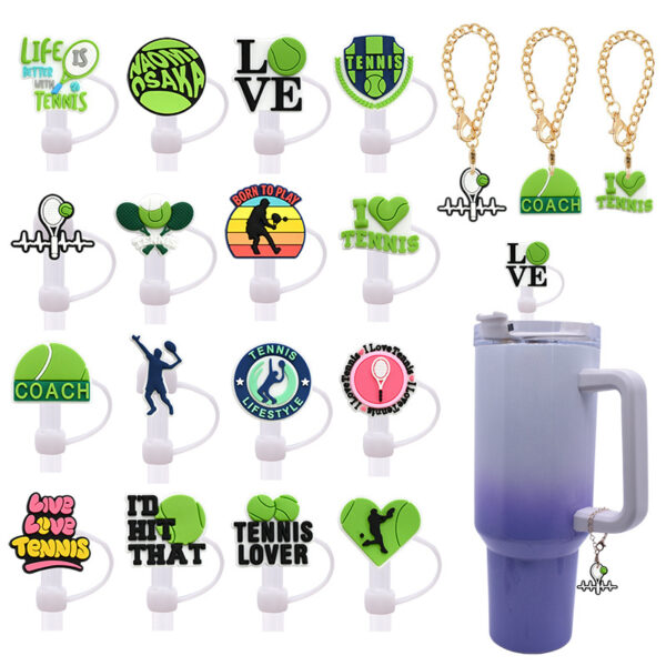 oly-4b778eecaf81daa1c5fb46a09f8c6410 Wholesale Random 10pcs 10MM Tennis Sports Dust Plug Straw Accessories