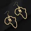 Water Plating 18K Gold Plated Geometric 201 Stainless Steel Fashion Earrings