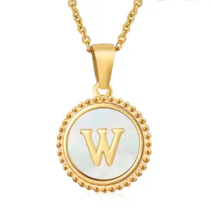 (Including Chain) White Shell W