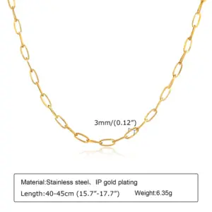 Gold / 3mm*40+5cm[923G]