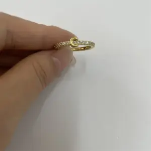 14K Real Gold-Letter C / One Size