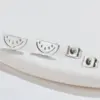 Wholesale PVD Coated 18K Gold Real Gold Plated Watermelon 304 Stainless Steel Simple Style Waterproof Non Tarnish Ear Studs
