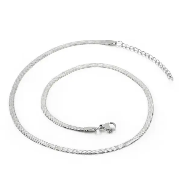 PVD Coated 18K Gold Plated Geometric Titanium Steel Fashion Waterproof Non Tarnish Necklace