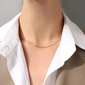 Golden Fish Mouth Chain 40 5cm / Each Piece Is Individually Packaged