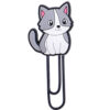 Wholesale Random 50pcs Cartoon Kitten Bookmark Pvc Soft Rubber Paper Clip
