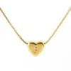 Wholesale Elegant Letter Heart Shape Stainless Steel Titanium Steel Necklace